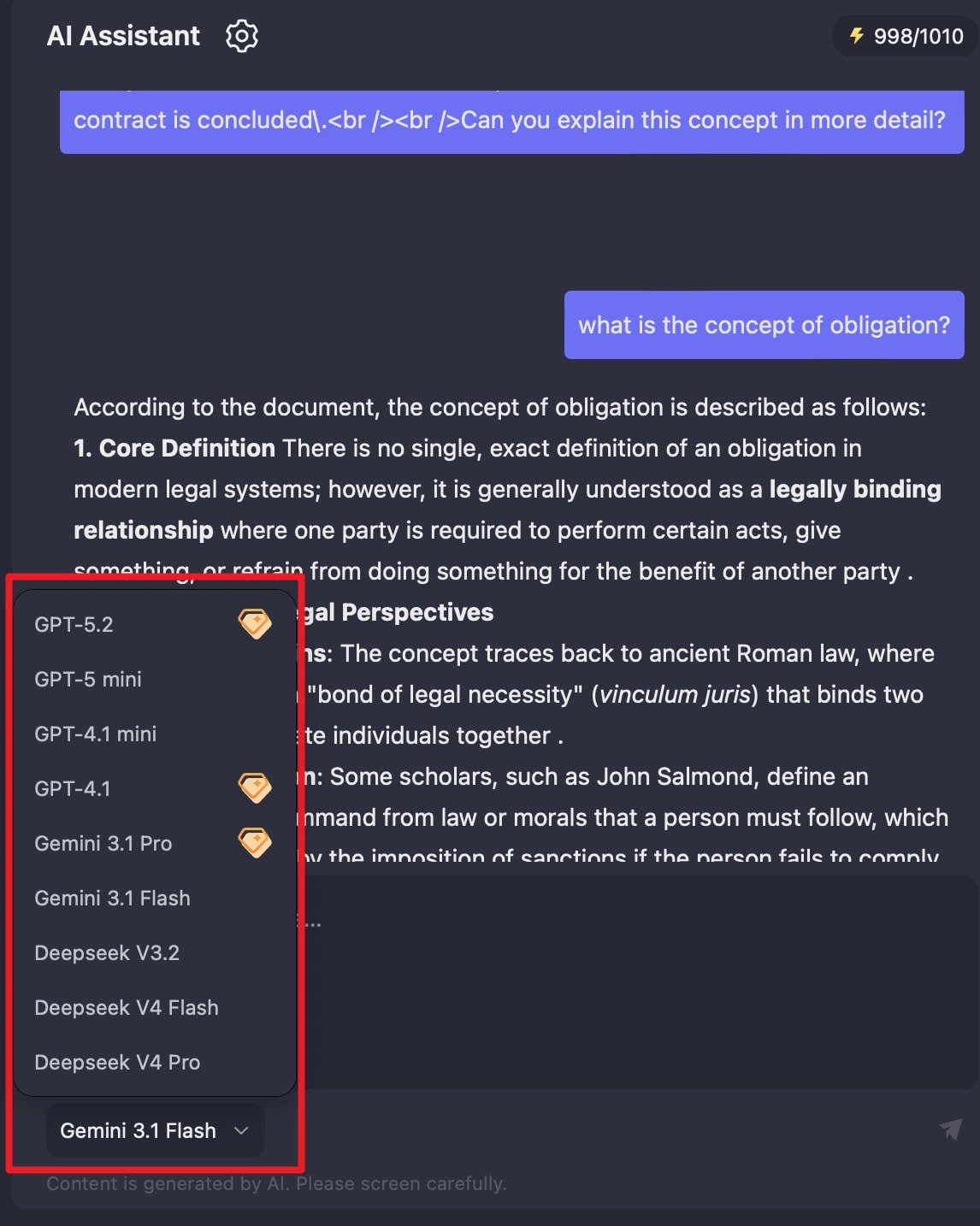 choose ai models