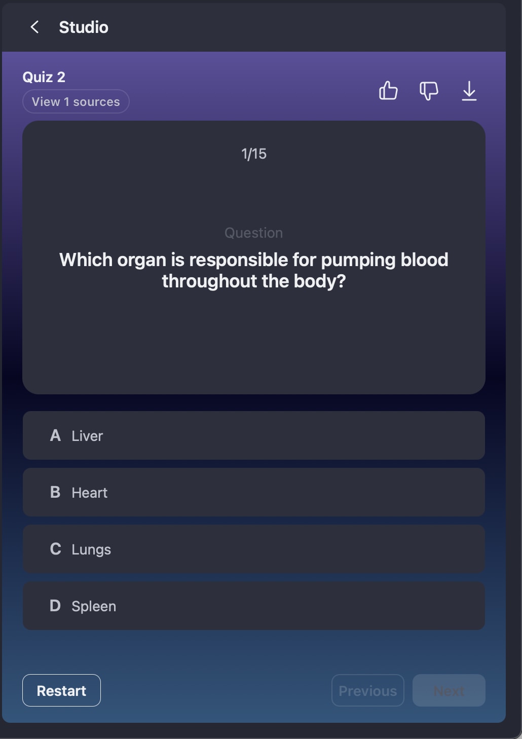 Study with quizzes