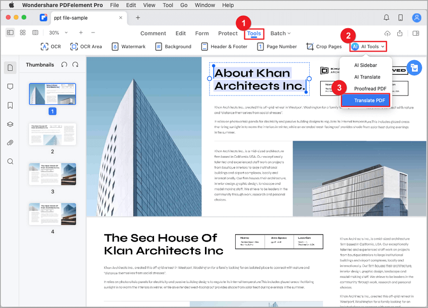 Übersetzen PDF KI Mac