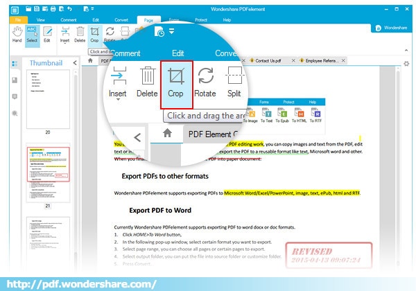 Crop and Rotate Pages