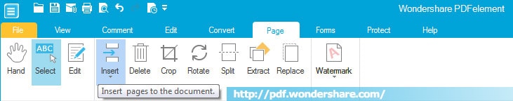 insert split delete pages