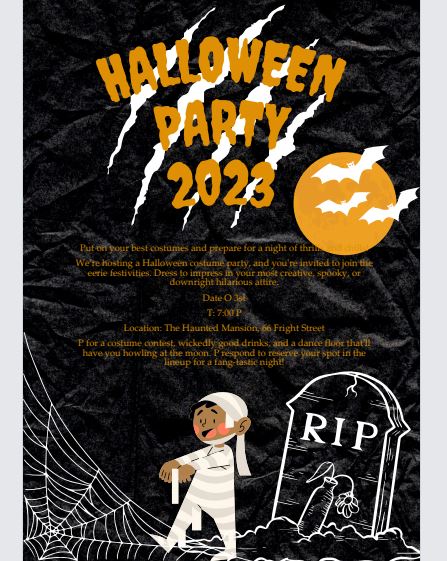halloween party invitation text 4