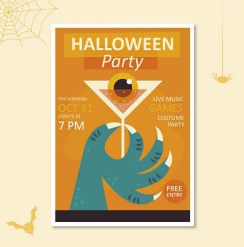 cartel de la fiesta de halloween 18