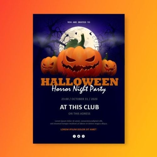 halloween party poster 26