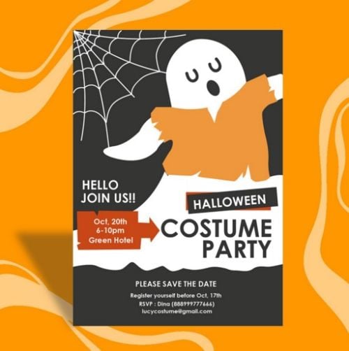 halloween party poster 4