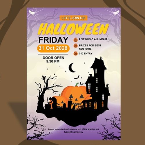 halloween party poster 5