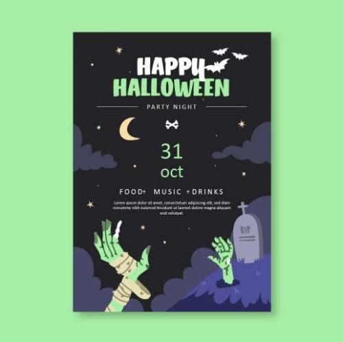 manifesto della festa di Halloween 7