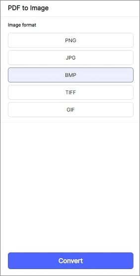 convert pdf to BMP iphone