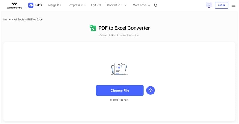 convert scanned pdf to excel online