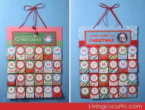 advent calendar santa