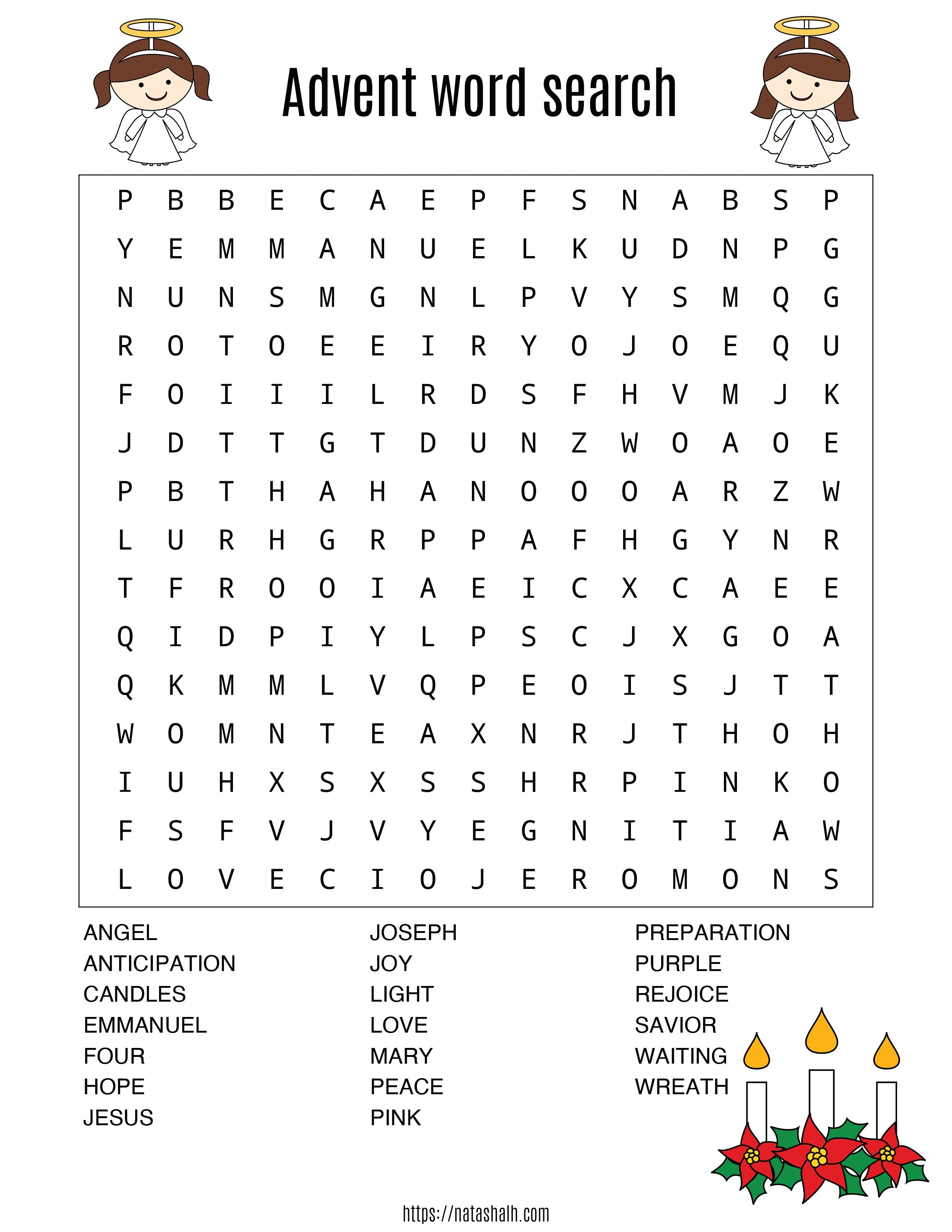 christmas word search games in pdf