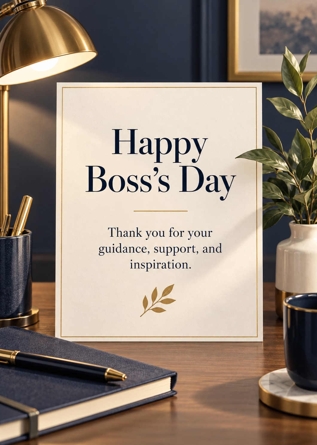 Boss's Day card template