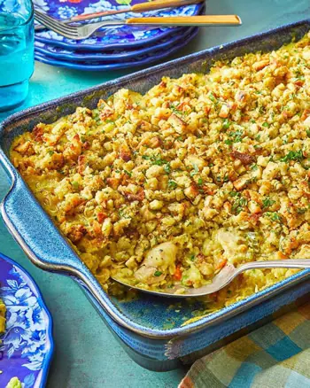 chicken and stuffing casserole