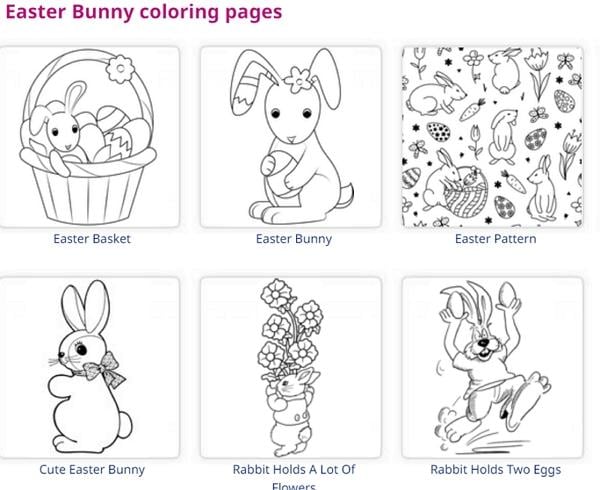 Easter Coloring Pages: 4 Free Printable PDFs - Cute Coloring Pages For Kids
