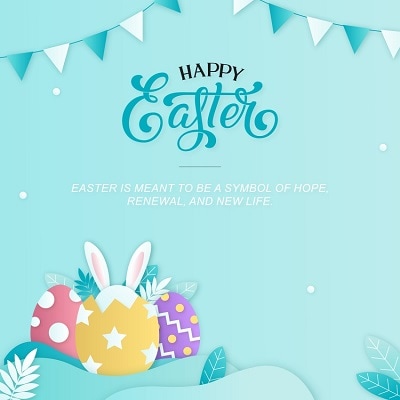  easter means new life flyer template