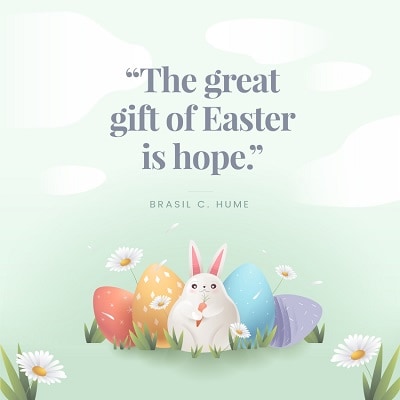 easter great gift flyer template