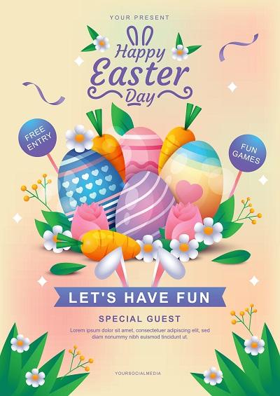 easter event flyer template