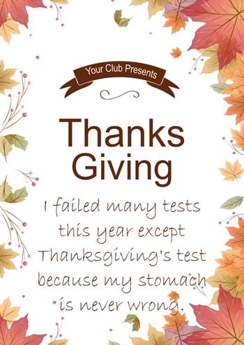 funny thanksgiving quote