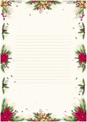 christmas letter for husband template