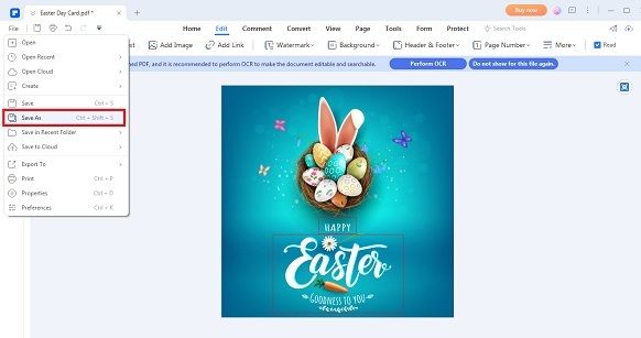edit easter bunny letter