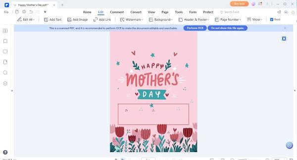 customize mothers day card for sister