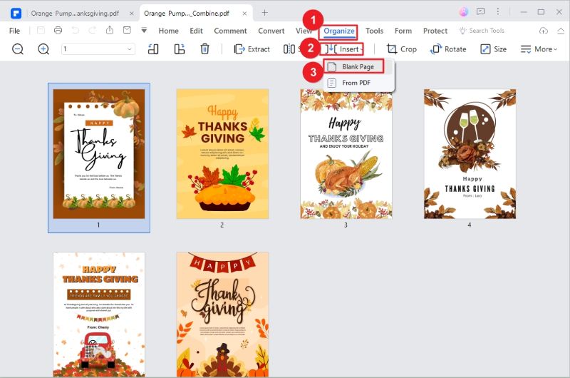 pdfelement insert thanksgiving activity book cover