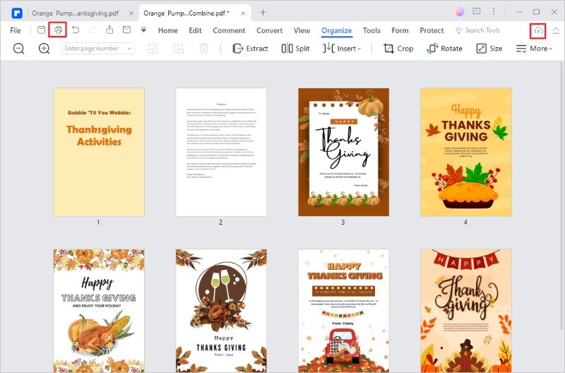 pdfelement print thanksgiving activity book
