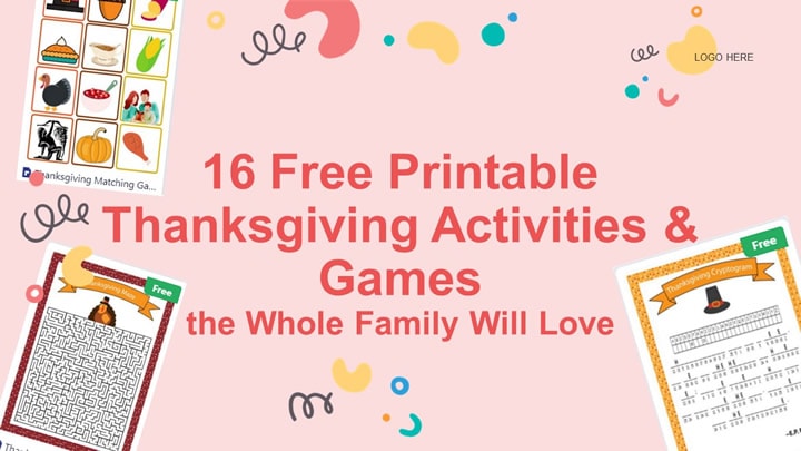 printable thanksgiving activities games