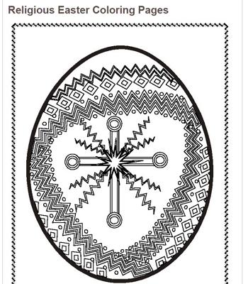 religious easter coloring pages