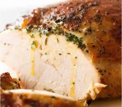 simple thanksgiving main course garlic herb turkey breast