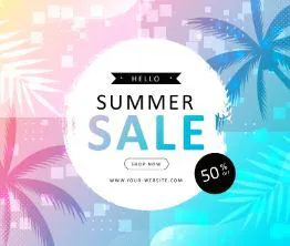 summer sale poster