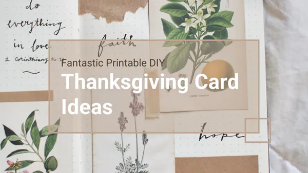 idées de cartes pour Thanksgiving