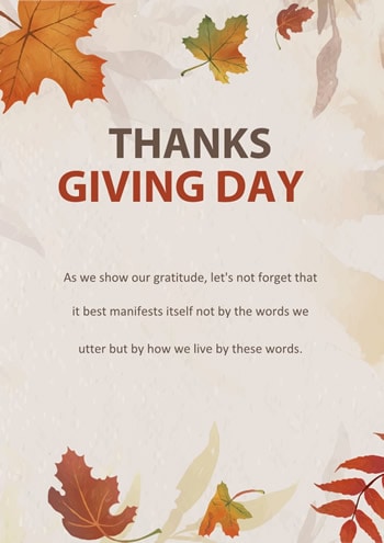 thanksgiving dinner quote