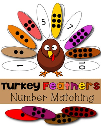 thanksgiving game number matching