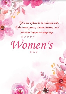 womens day card free download 