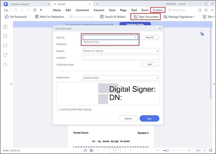 pdf sign online for free