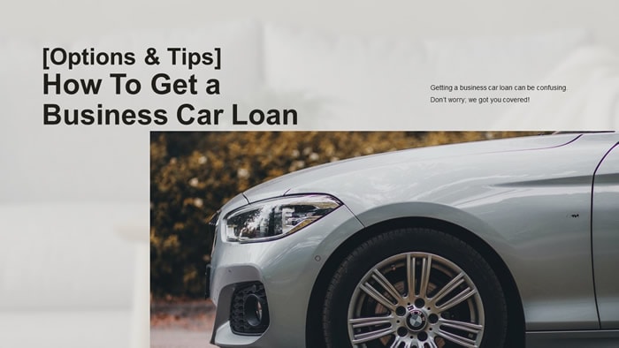 get a business car loan