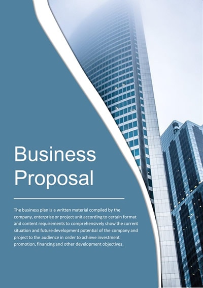 business plan cover