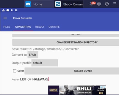 ebook converter android