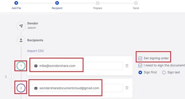 signature process in document cloud