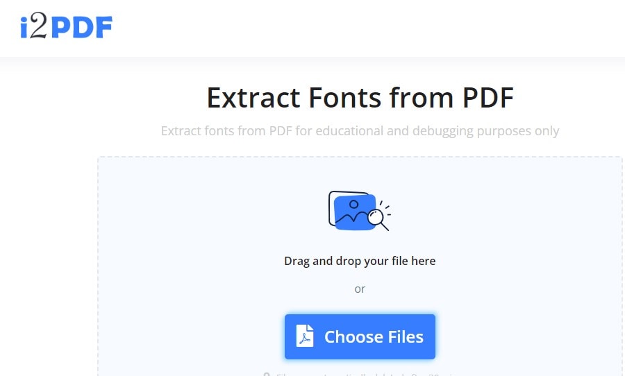 i2pdf pdf font extractor