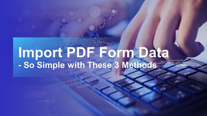 import data into pdf forms
