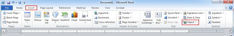 insert pdf into a word document as an image