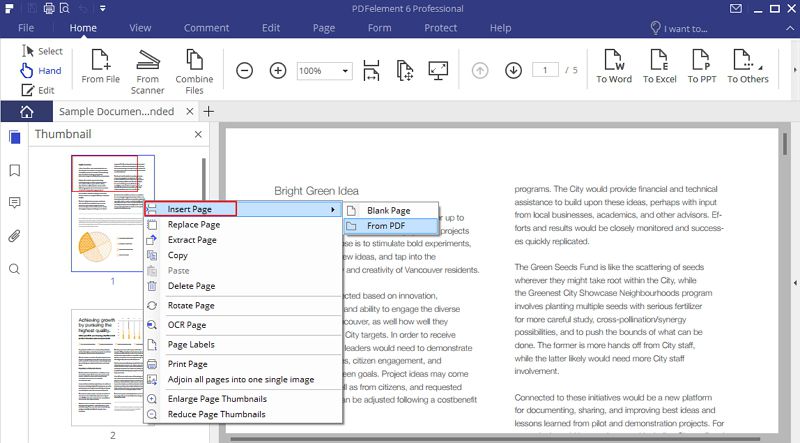 Pdf Zusammenf Gen In Schritten Per Drag Und Drop Pdfelement