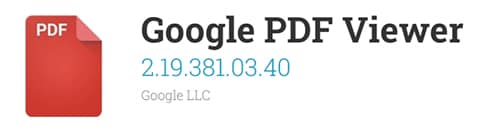 lightweight google pdf viewer android