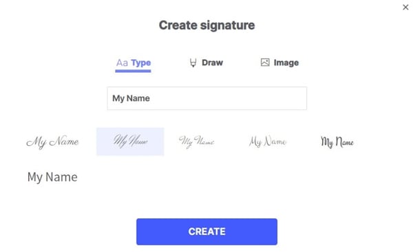 creating signature in hipdf