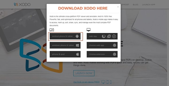 xodo pdf reader editor apk