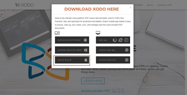 xodo pdf reader editor download ios