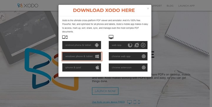 xodo pdf reader editor download windows