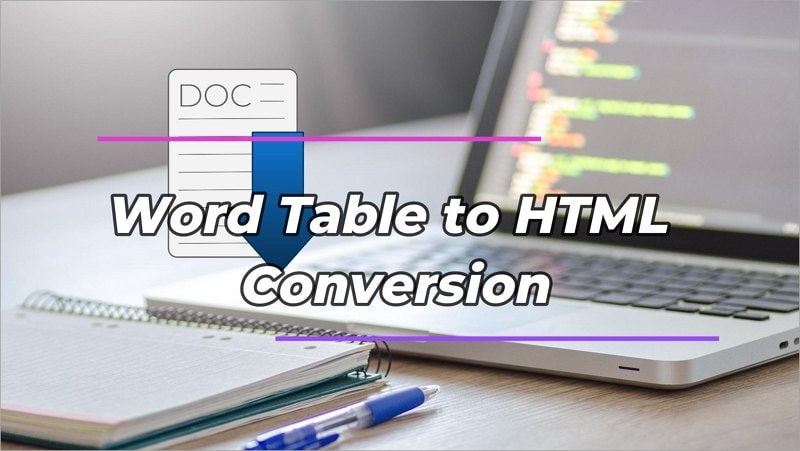 word table to html